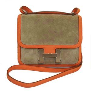 Hermes Constance Mini 18 Dobris Swift Shoulder Bag Crevitt Grey